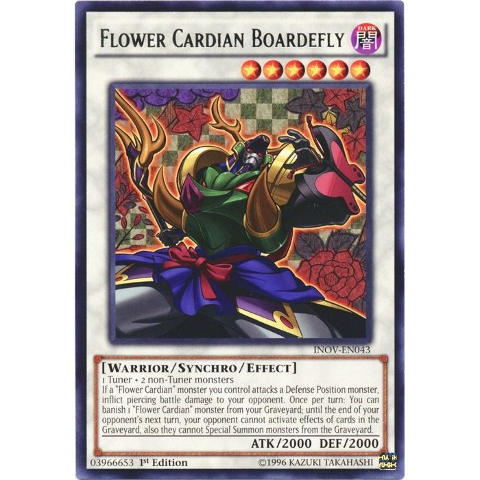 Image for Flower Cardian Boardefly (INOV-EN043) (INOV) - YuGiOh