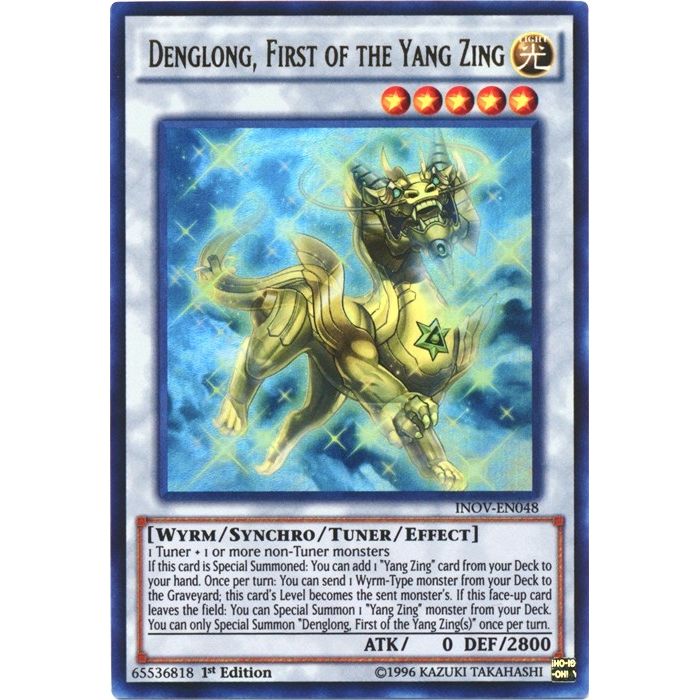 Image for Denglong, First of the Yang Zing (INOV-EN048) (INOV) - YuGiOh