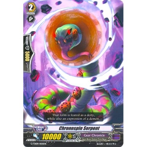 Image for Chronospin Serpent (G-TD09/005EN) (G-TD09) - Cardfight Vanguard