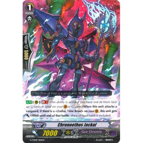 Image for Chronoethos Jackal (G-TD09/010EN) (G-TD09) - Cardfight Vanguard