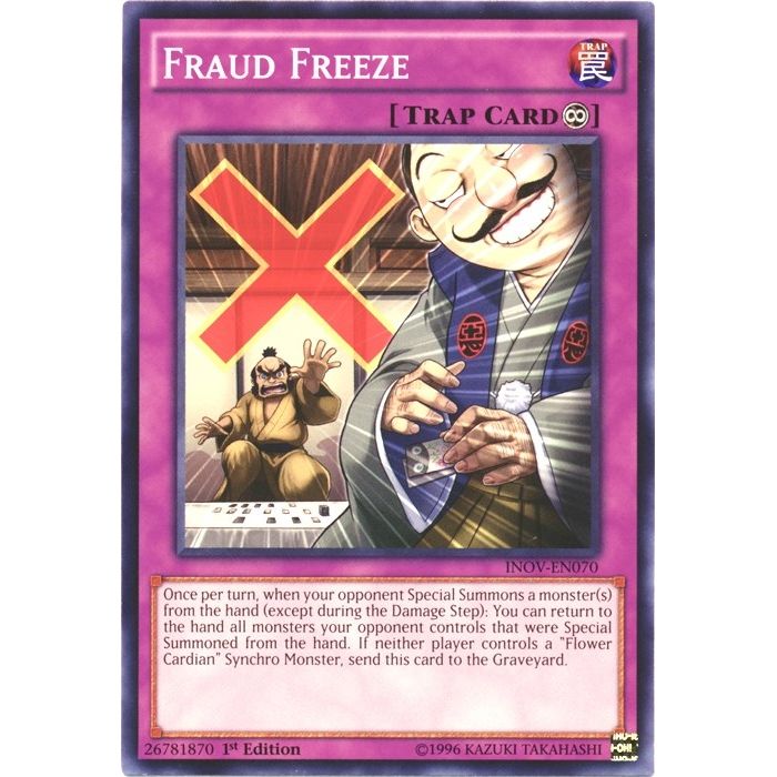 Image for Fraud Freeze (INOV-EN070) (INOV) - YuGiOh