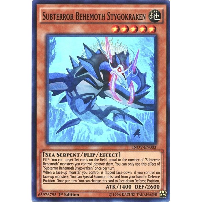Image for Subterror Behemoth Stygokraken (INOV-EN083) (INOV) - YuGiOh