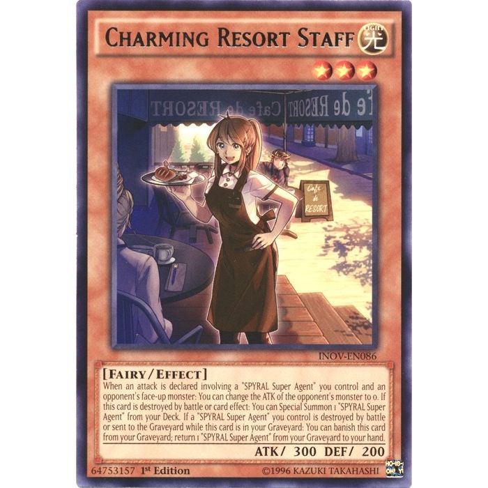 Image for Charming Resort Staff (INOV-EN086) (INOV) - YuGiOh