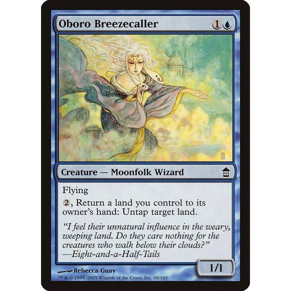 Image for Oboro Breezecaller (48) (SOK) - Magic: The Gathering