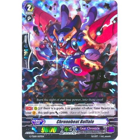 Image for Chronobeat Buffalo (RRR Foil) (G-TD09/007EN) (G-TD09) - Cardfight Vanguard