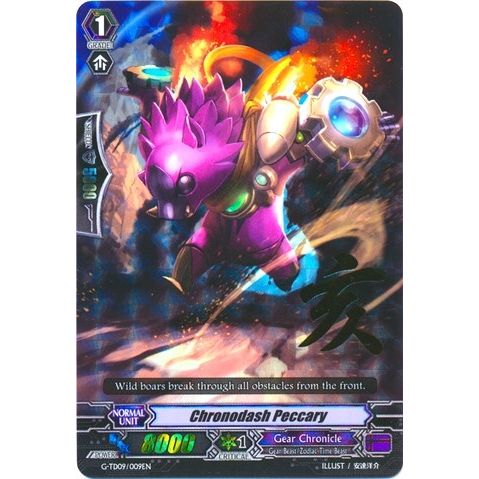 Image for Chronodash Peccary (RRR Foil) (G-TD09/009EN) (G-TD09) - Cardfight Vanguard