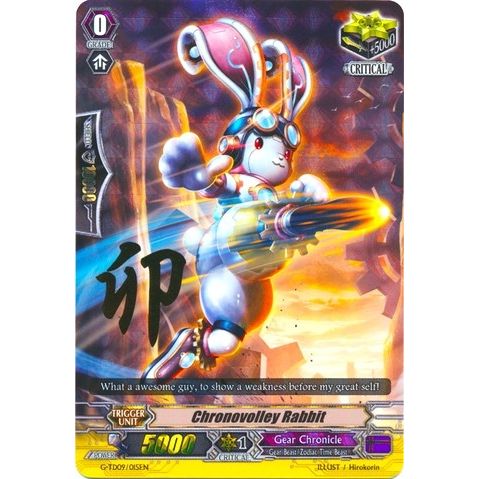 Image for Chronovolley Rabbit (RRR Foil) (G-TD09/015EN) (G-TD09) - Cardfight Vanguard