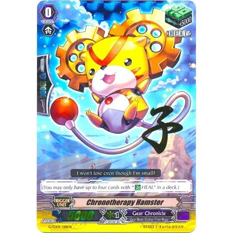 Image for Chronotherapy Hamster (RRR Foil) (G-TD09/018EN) (G-TD09) - Cardfight Vanguard