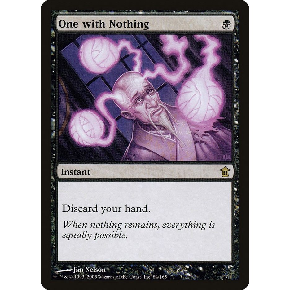 Image for One with Nothing (84) (SOK) - Magic: The Gathering