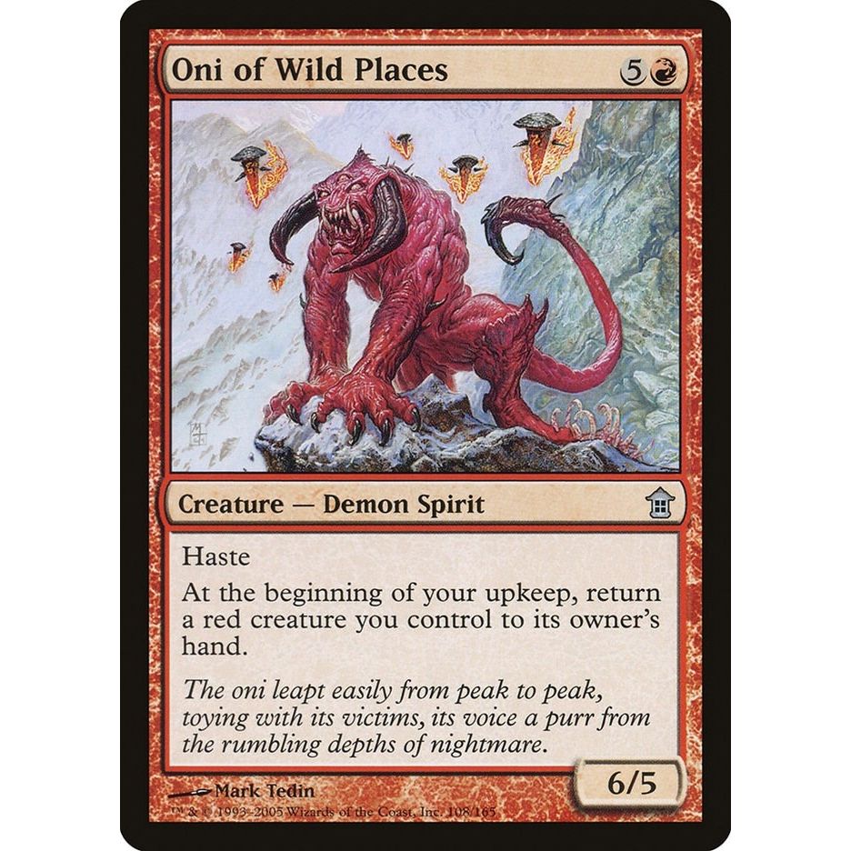 Image for Oni of Wild Places (108) (SOK) - Magic: The Gathering