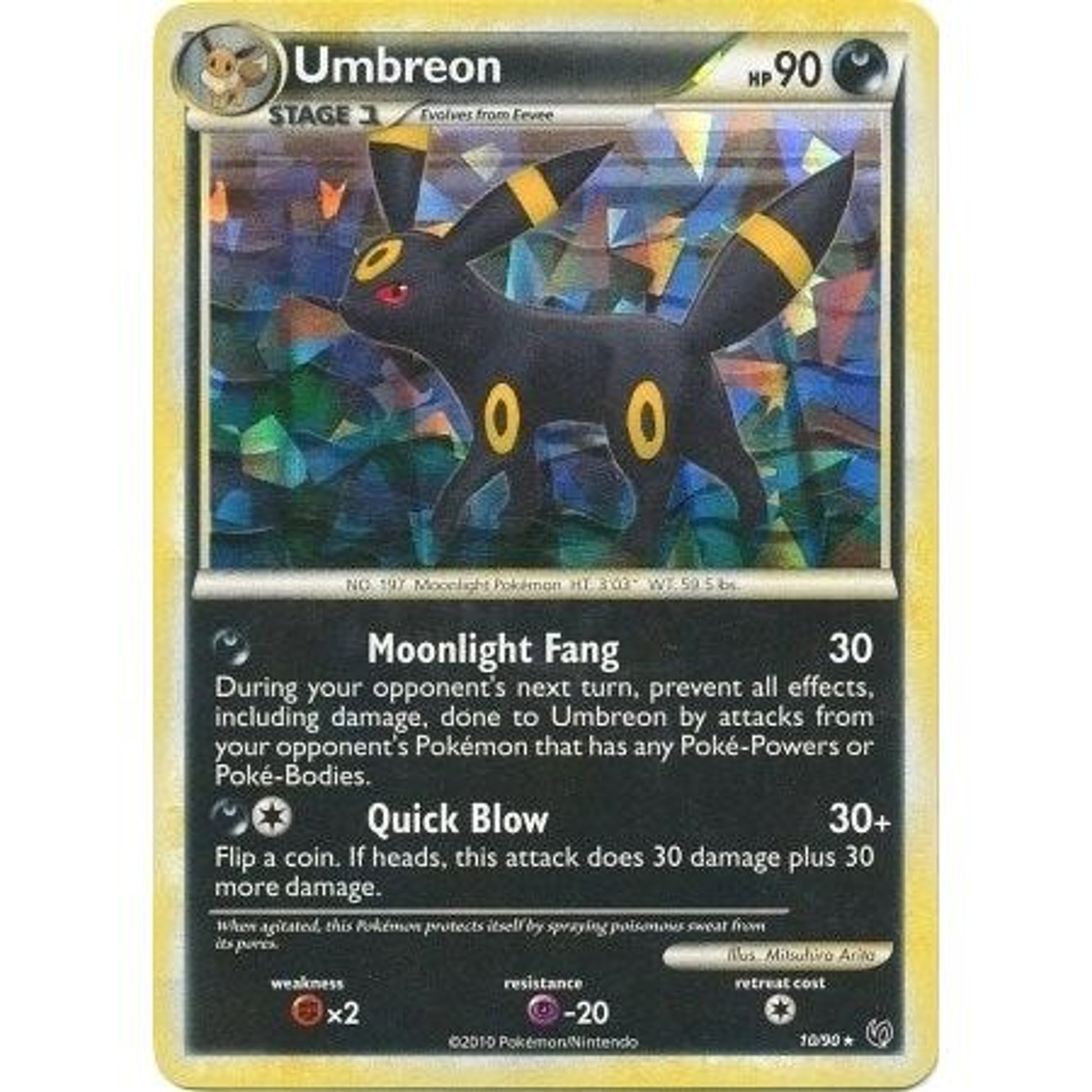 Image for Umbreon - 10/90 (Cracked Ice Holo) (010/090) (PR) - Pokemon
