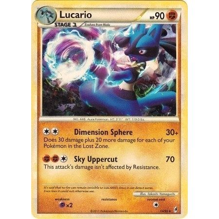 Image for Lucario - 14/95 (Cracked Ice Holo) (014/095) (PR) - Pokemon
