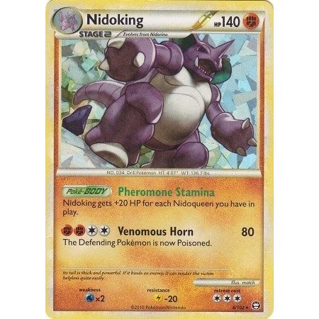 Image for Nidoking - 6/102 (Cracked Ice Holo) (006/102) (PR) - Pokemon