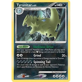 Image for Tyranitar - 30/100 (DP Stormfront) (030/100) (PR) - Pokemon