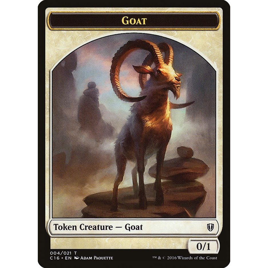 Image for Goat // Thopter Double-Sided Token (4 // 9) (C16) - Magic: The Gathering