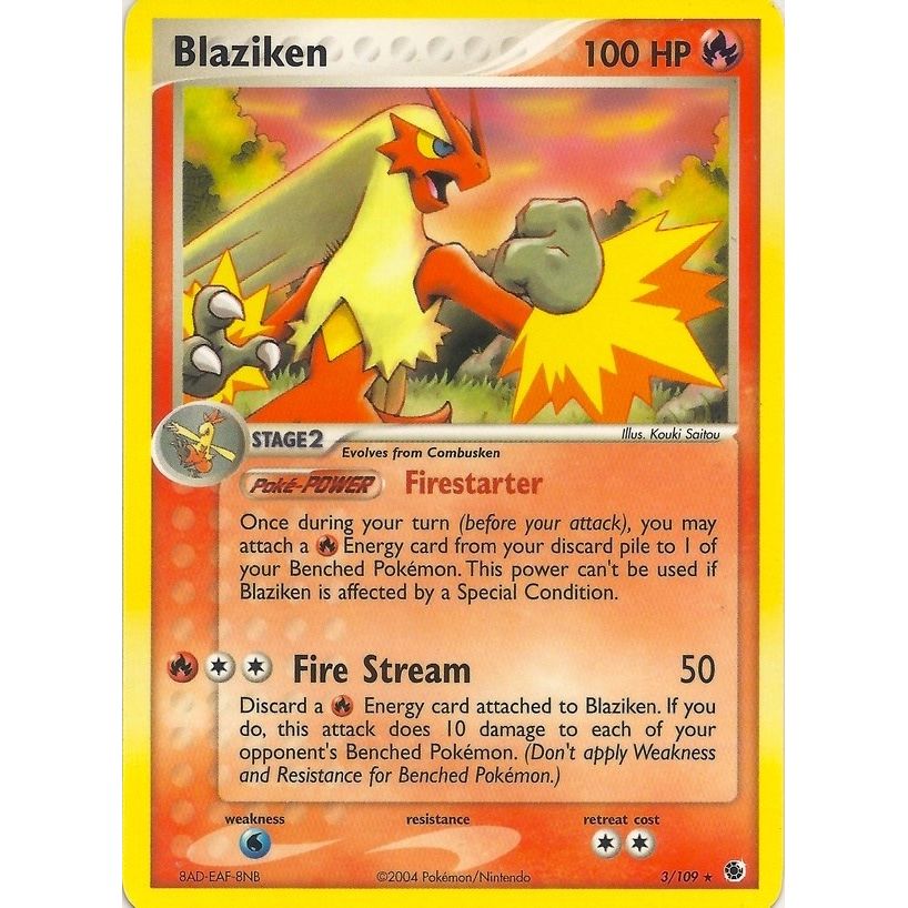 Image for Blaziken (3) (BST) - Pokemon