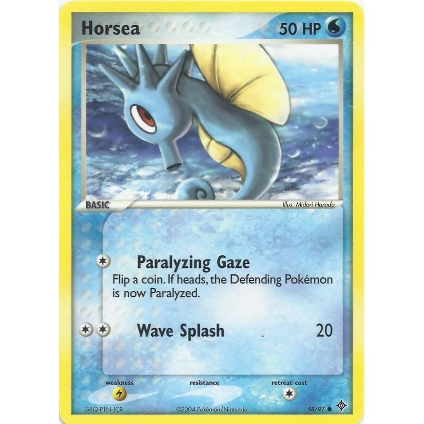 Image for Horsea (58) (BST) - Pokemon
