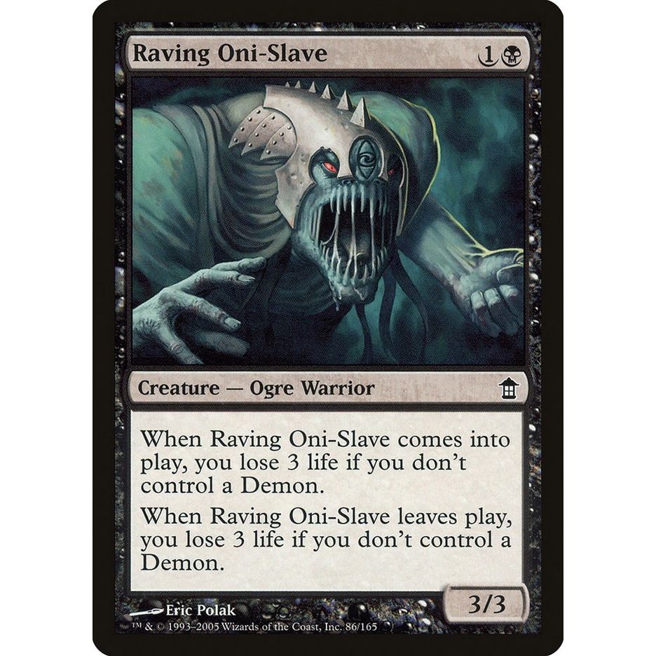 Image for Raving Oni-Slave (86) (SOK) - Magic: The Gathering