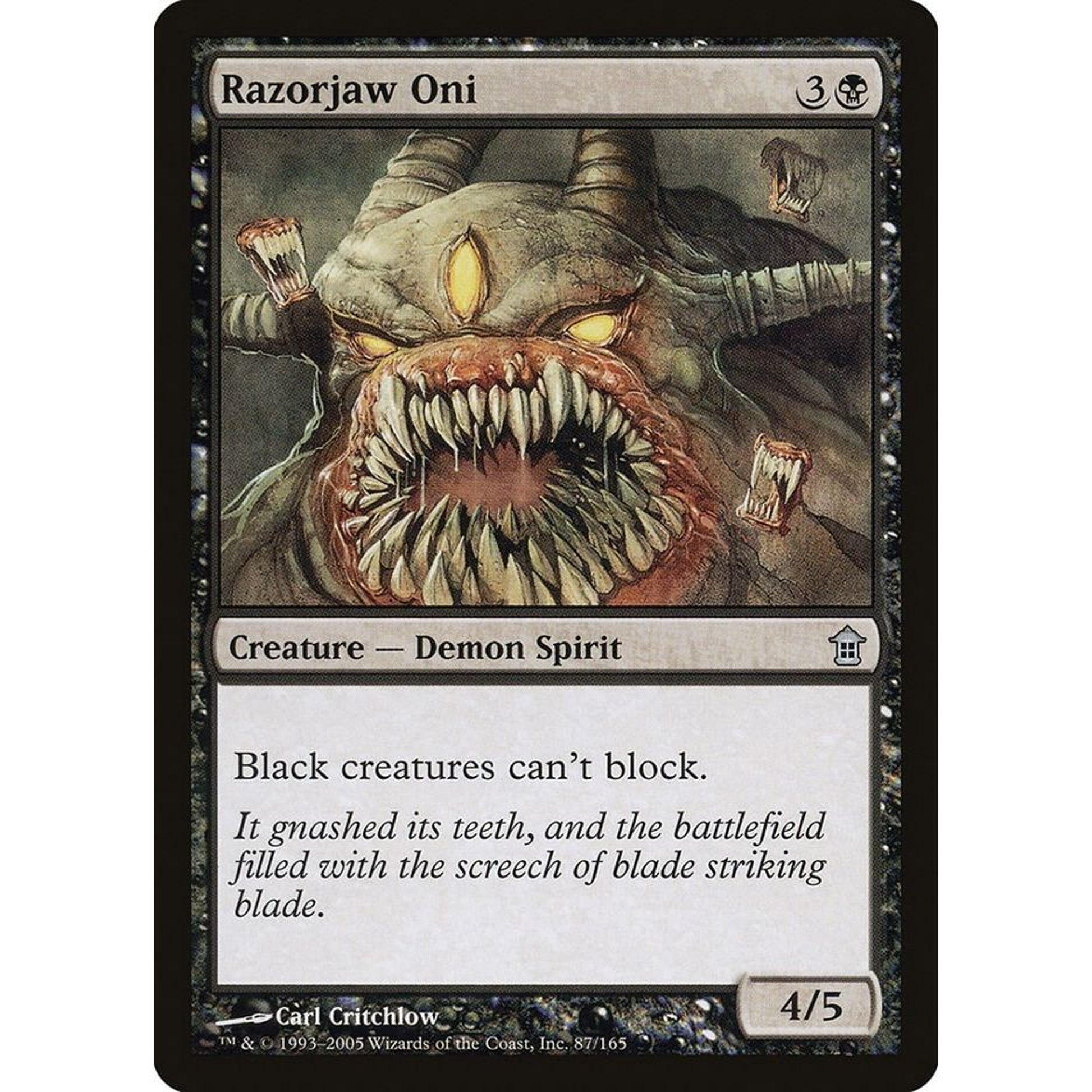 Image for Razorjaw Oni (87) (SOK) - Magic: The Gathering