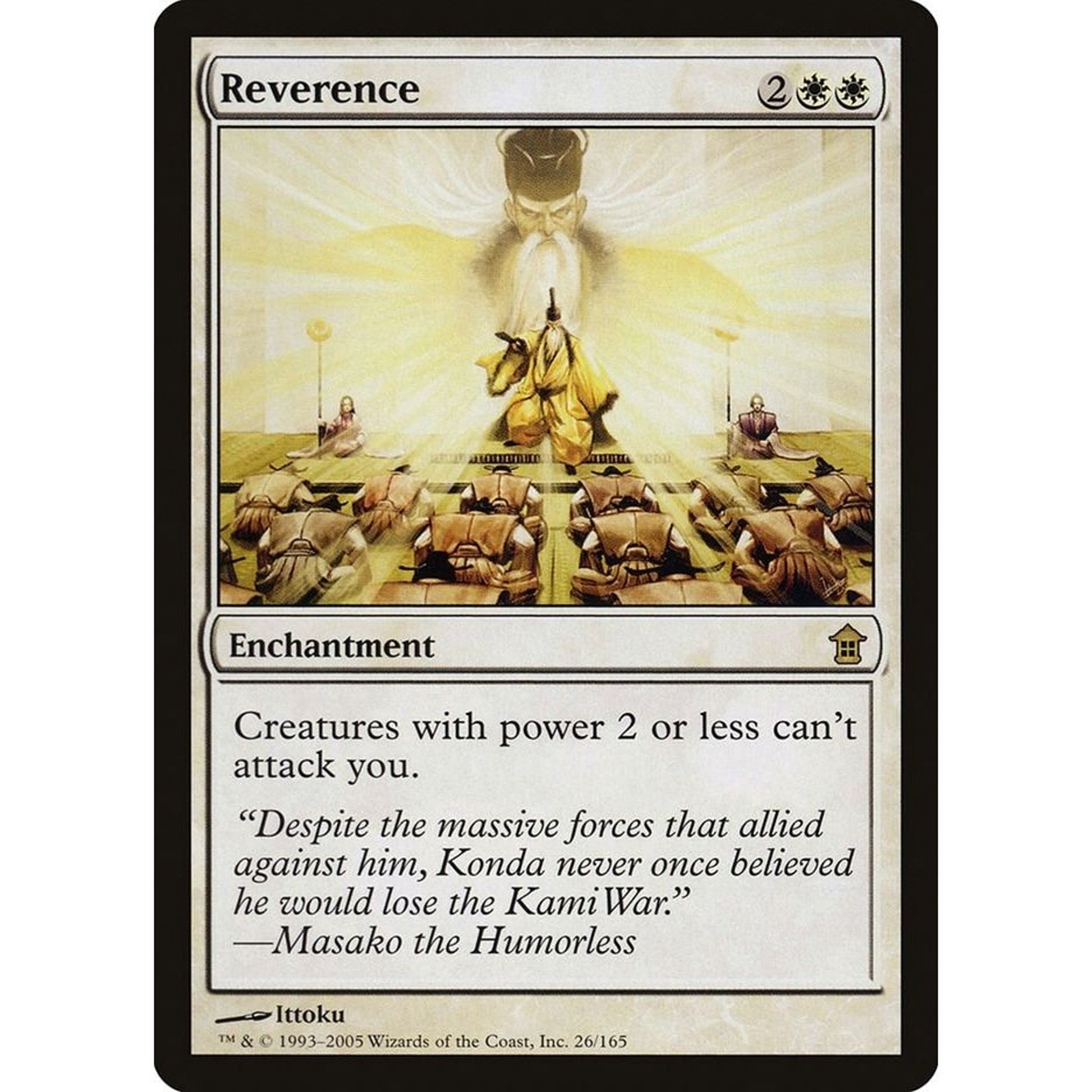 Image for Reverence (26) (SOK) - Magic: The Gathering