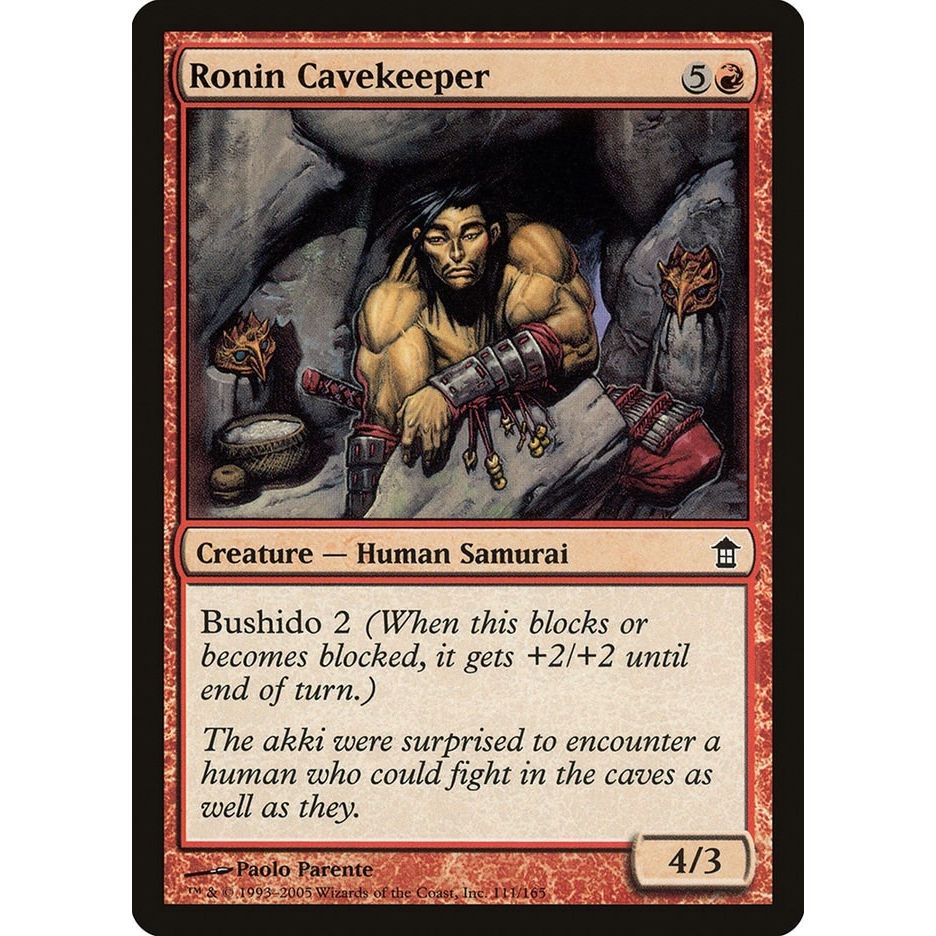 Image for Ronin Cavekeeper (111) (SOK) - Magic: The Gathering