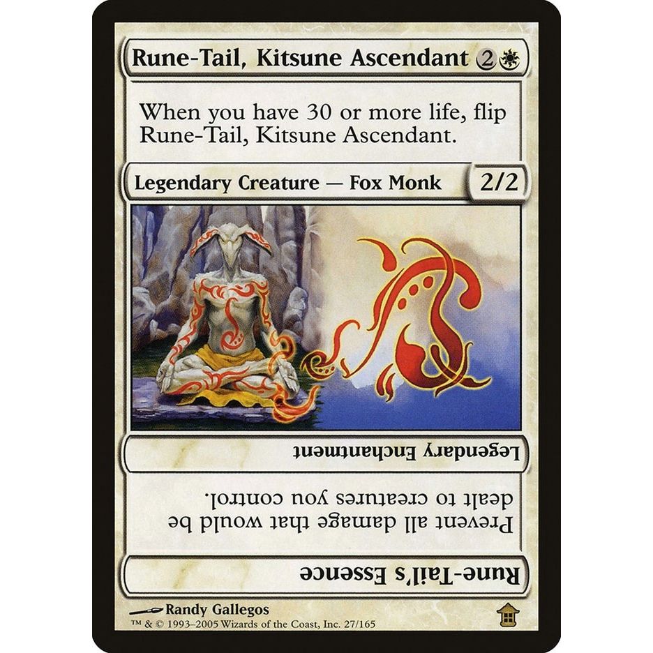 Image for Rune-Tail, Kitsune Ascendant (27) (SOK) - Magic: The Gathering