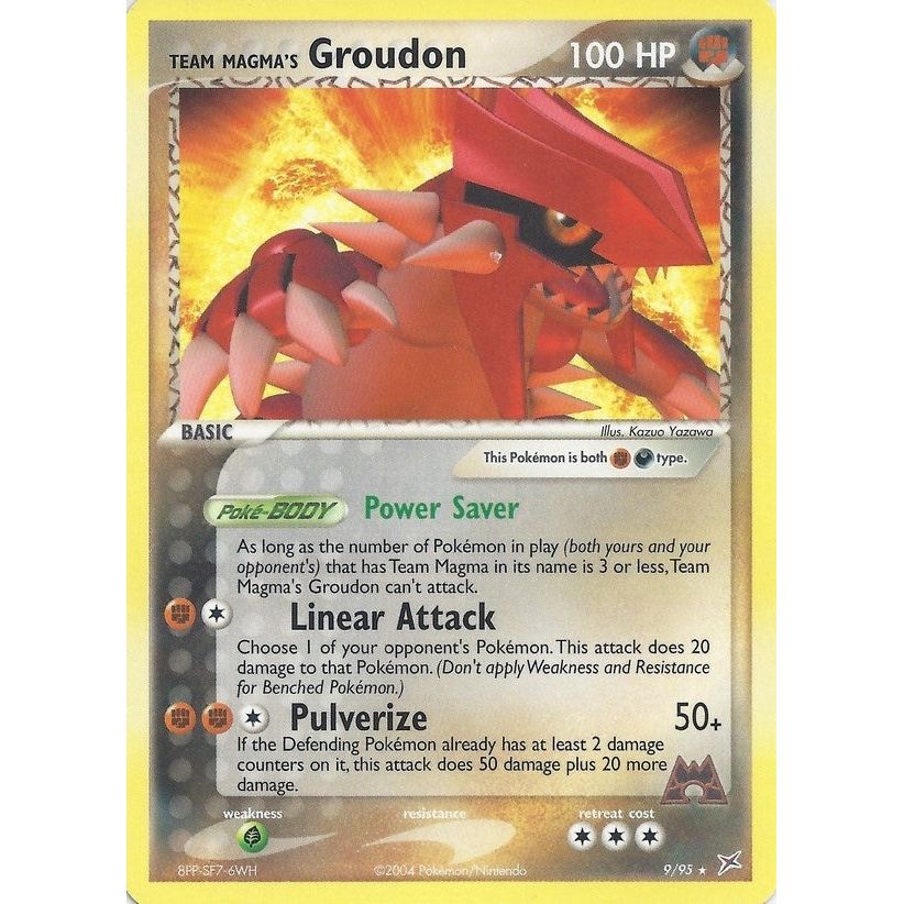 Image for Team Magma's Groudon - 9/95 (EX Team Magma vs Team Aqua) (009/095) (PR) - Pokemon