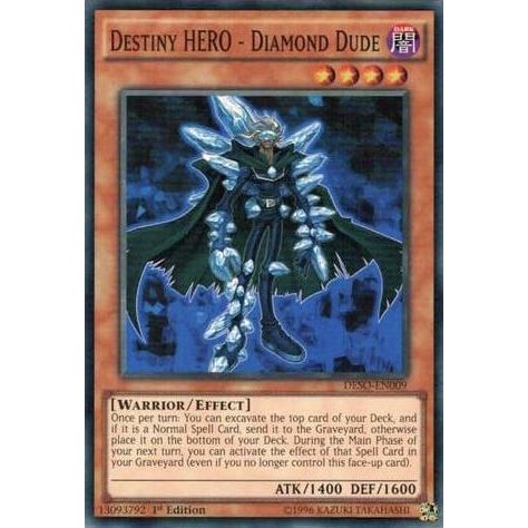 Image for Destiny HERO - Diamond Dude (DESO-EN009) (DESO) - YuGiOh