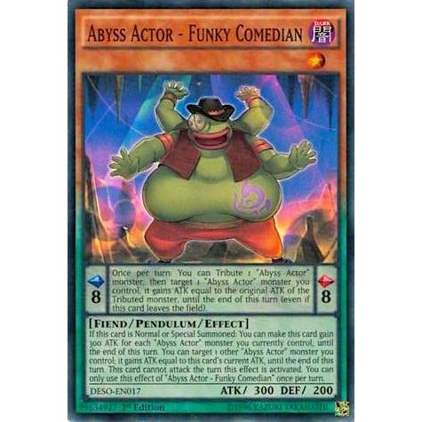 Image for Abyss Actor - Funky Comedian (DESO-EN017) (DESO) - YuGiOh