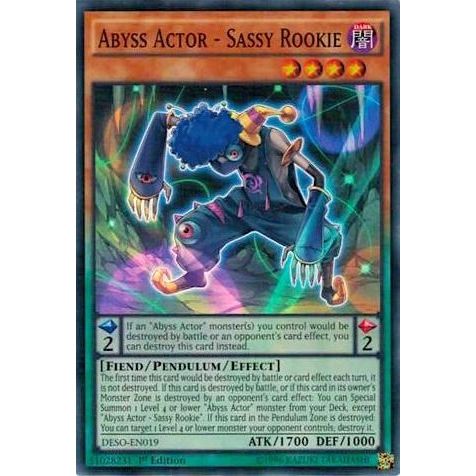 Image for Abyss Actor - Sassy Rookie (DESO-EN019) (DESO) - YuGiOh