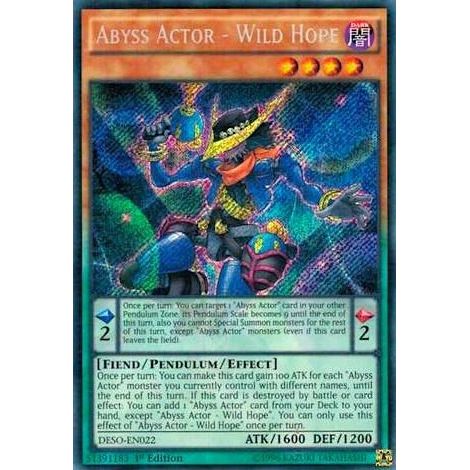 Image for Abyss Actor - Wild Hope (DESO-EN022) (DESO) - YuGiOh
