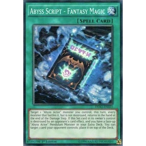 Image for Abyss Script - Fantasy Magic (DESO-EN023) (DESO) - YuGiOh
