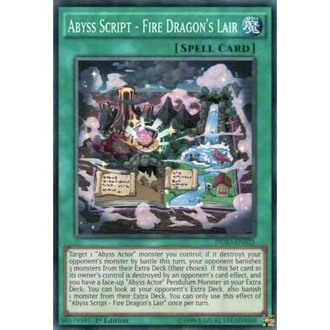 Image for Abyss Script - Fire Dragon's Lair (DESO-EN025) (DESO) - YuGiOh