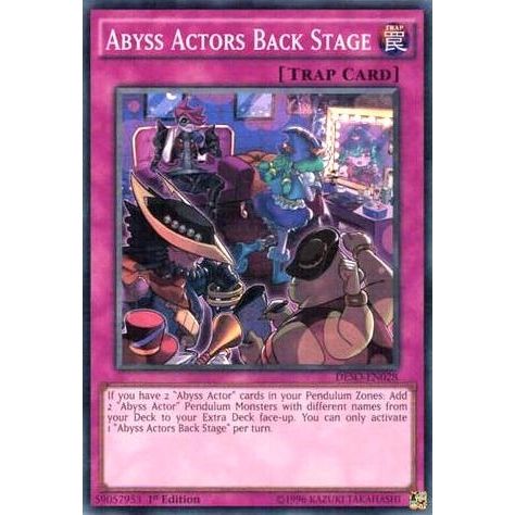 Image for Abyss Actors Back Stage (DESO-EN028) (DESO) - YuGiOh