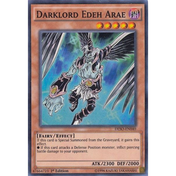 Image for Darklord Edeh Arae (DESO-EN040) (DESO) - YuGiOh