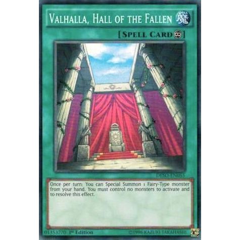 Image for Valhalla, Hall of the Fallen (DESO-EN055) (DESO) - YuGiOh