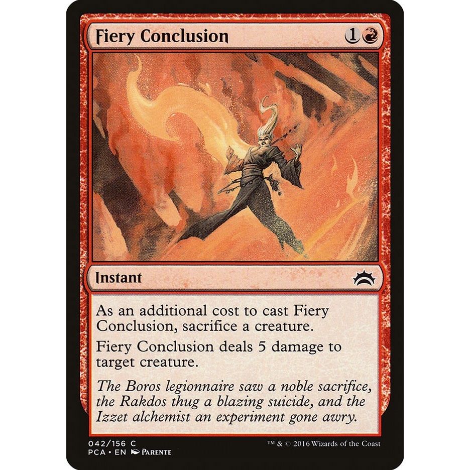 Image for Fiery Conclusion (42) (PCA) - Magic: The Gathering