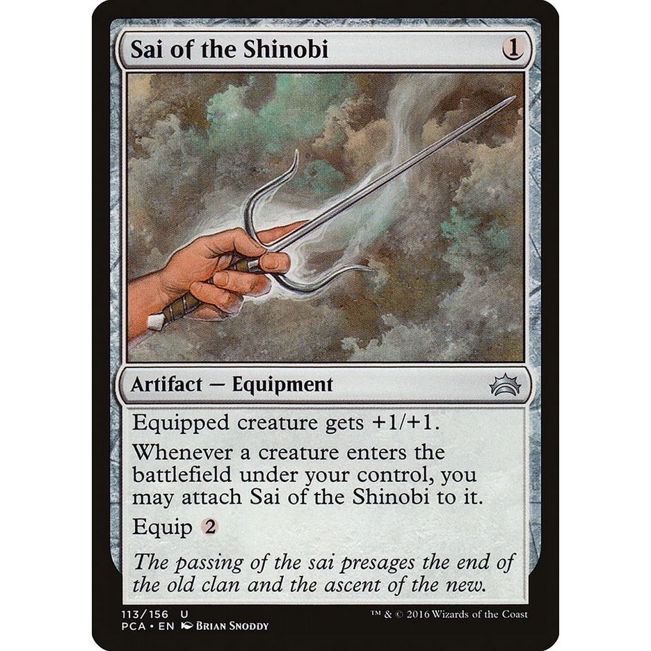Image for Sai of the Shinobi (113) (PCA) - Magic: The Gathering