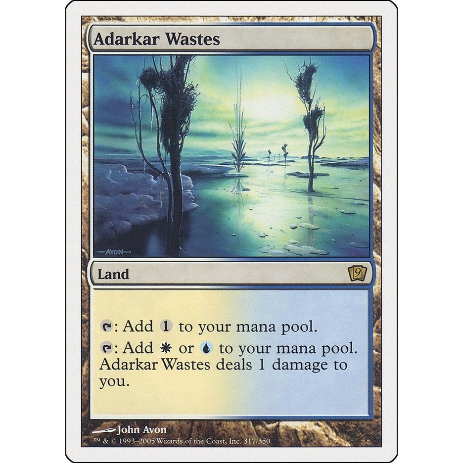 Image for Adarkar Wastes (317) (9ED) - Magic: The Gathering