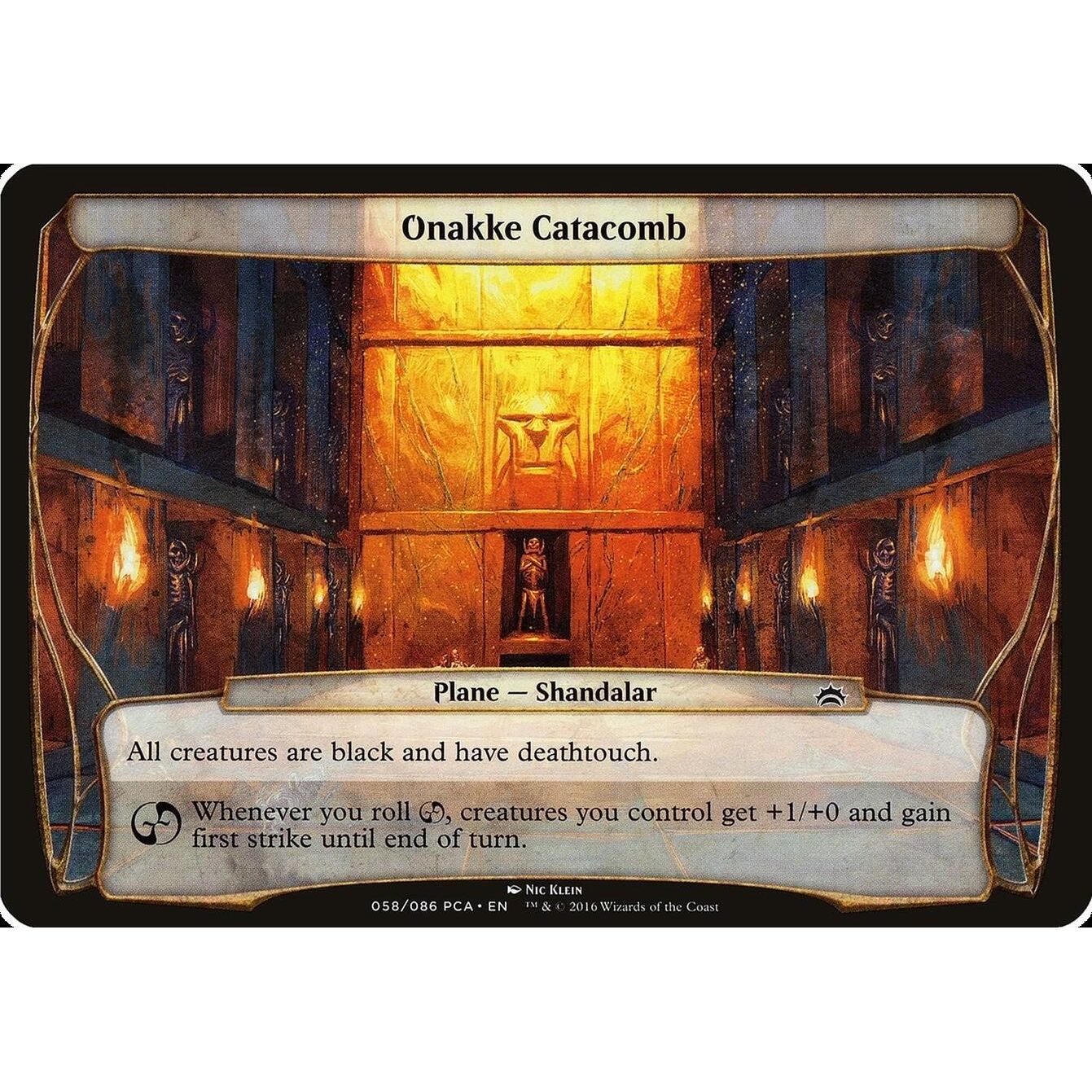 Image for Onakke Catacomb (Planechase Anthology) (OVER) - Magic: The Gathering