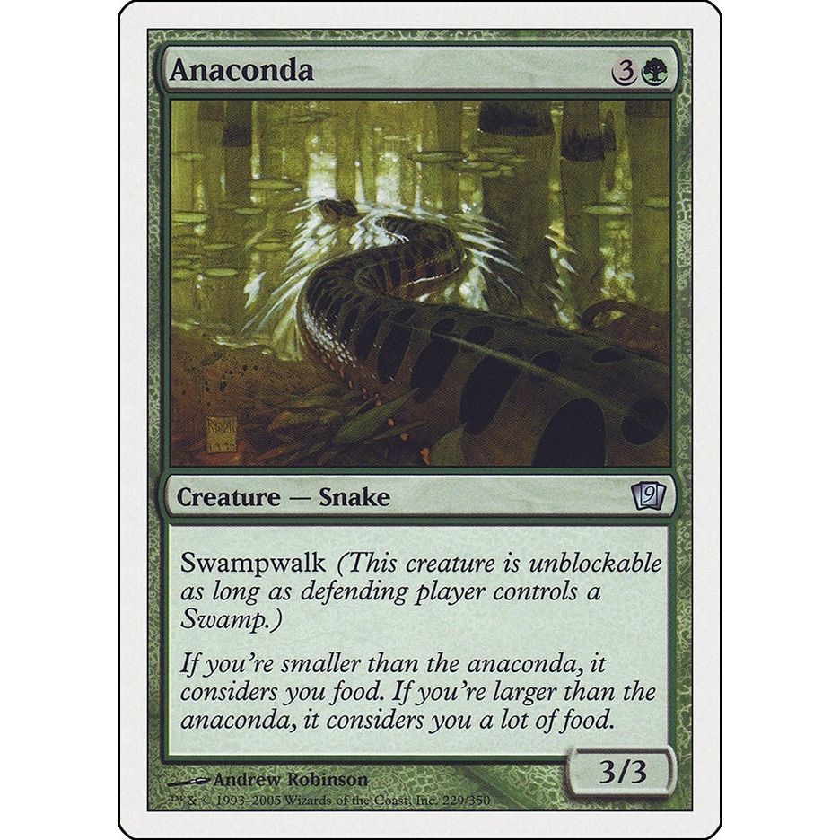 Image for Anaconda (229) (9ED) - Magic: The Gathering