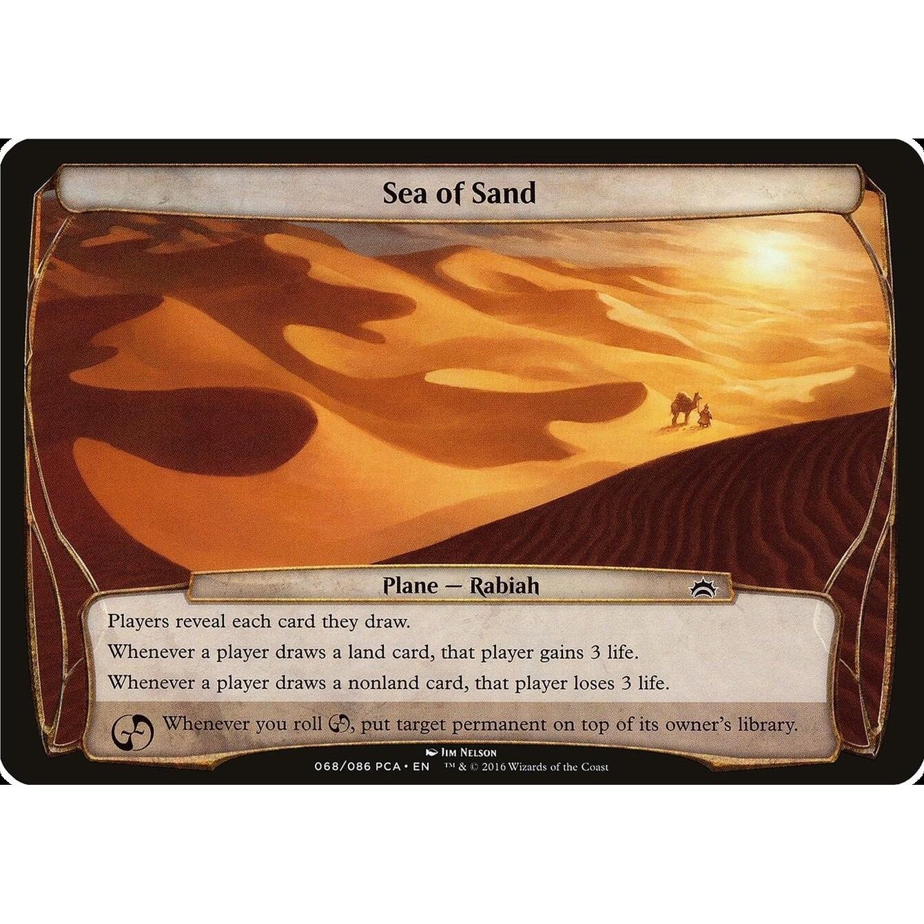 Image for Sea of Sand (Planechase Anthology) (OVER) - Magic: The Gathering