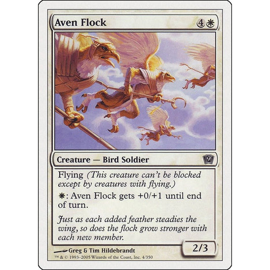 Image for Aven Flock (4) (9ED) - Magic: The Gathering