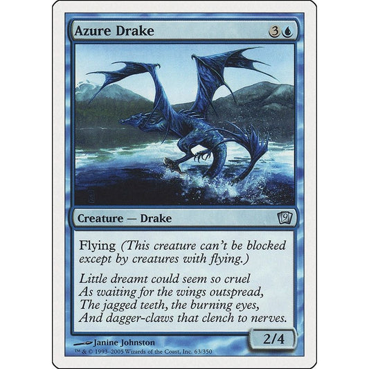 Image for Azure Drake (63) (9ED) - Magic: The Gathering