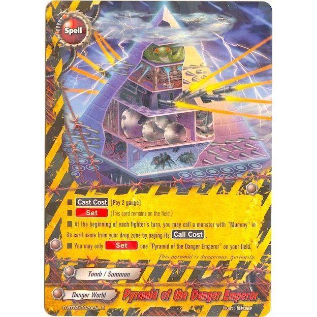 Image for Pyramid of the Danger Emperor (D-BT03/0029EN) (D-BT03) - Future Card BuddyFight