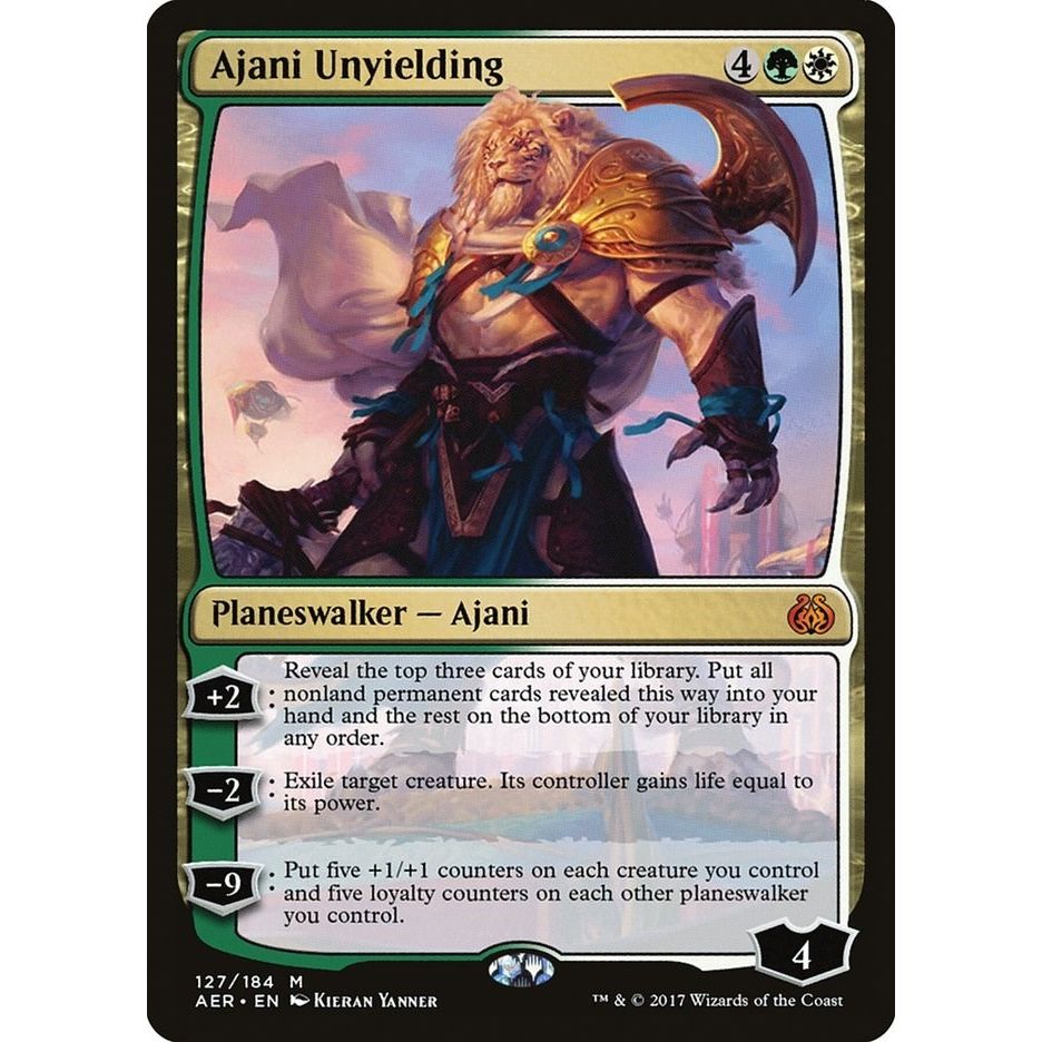 Image for Ajani Unyielding (127) (AER) - Magic: The Gathering