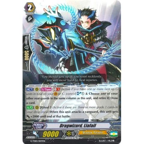 Image for Dragwizard, Liafail (G-TD10/007EN) (G-TD10) - Cardfight Vanguard