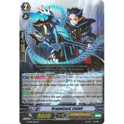 Image for Dragwizard, Liafail (RRR Foil) (G-TD10/007EN) (G-TD10) - Cardfight Vanguard