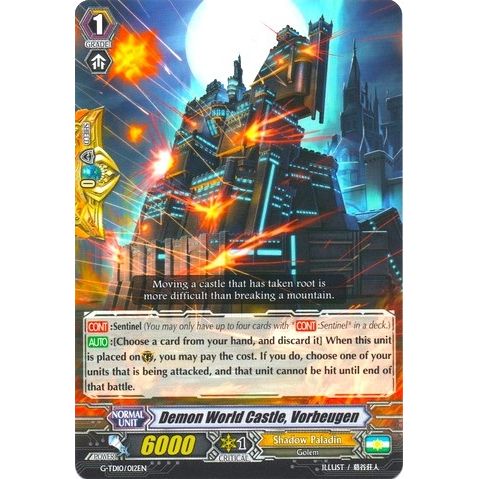 Image for Demon World Castle, Vorbeugen (G-TD10/012EN) (G-TD10) - Cardfight Vanguard
