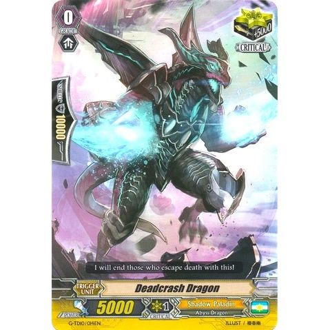 Image for Deadcrash Dragon (G-TD10/014EN) (G-TD10) - Cardfight Vanguard